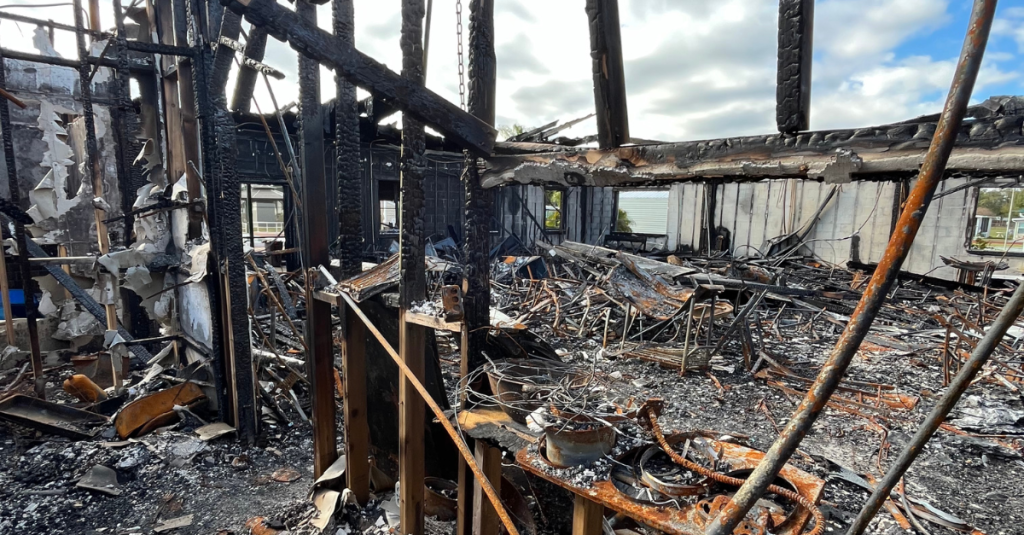 Commercial Fire Damage Cleanup