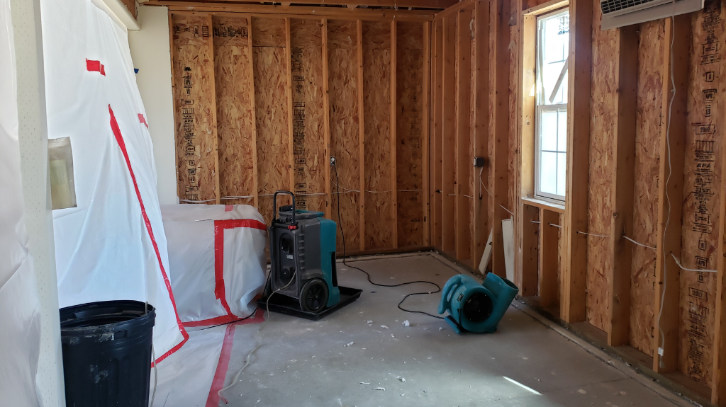 Biohazard damage restoration