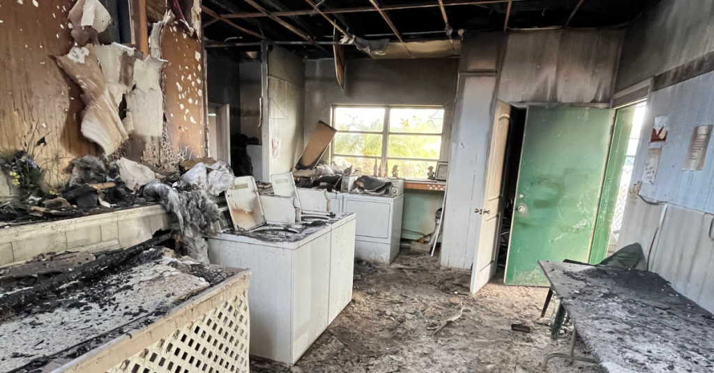 Commercial Fire Damage Cleanup