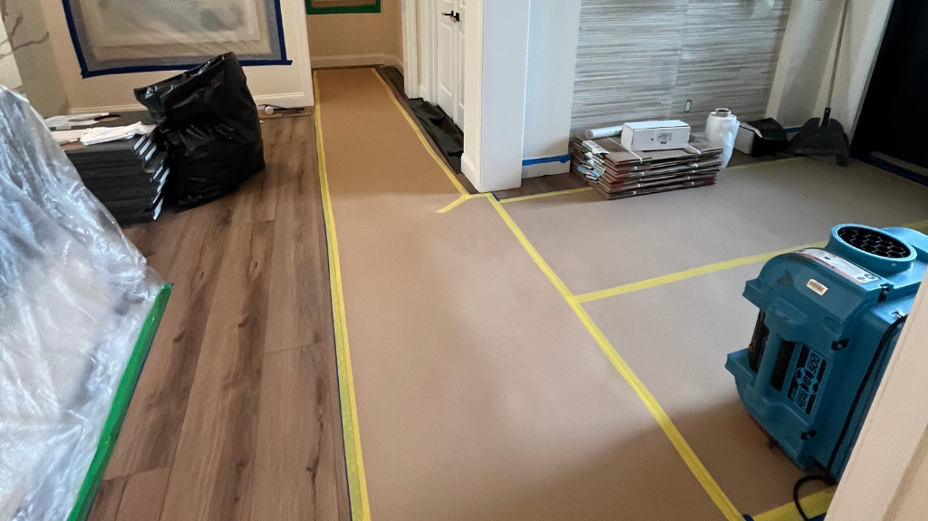 floor water damage